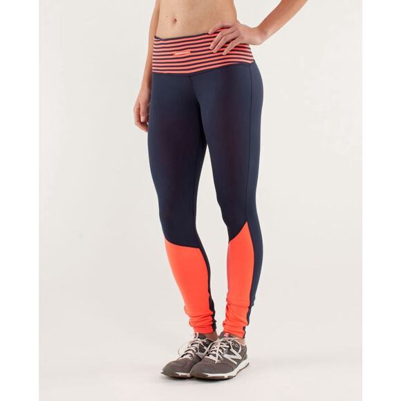 Lululemon Run Runder Under Pant Inkwell Light Flare 27” Reflective Rulu 8 - Picture 2 of 11